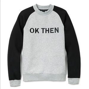 Marc Jacobs Sweatshirt in Gray and Black S